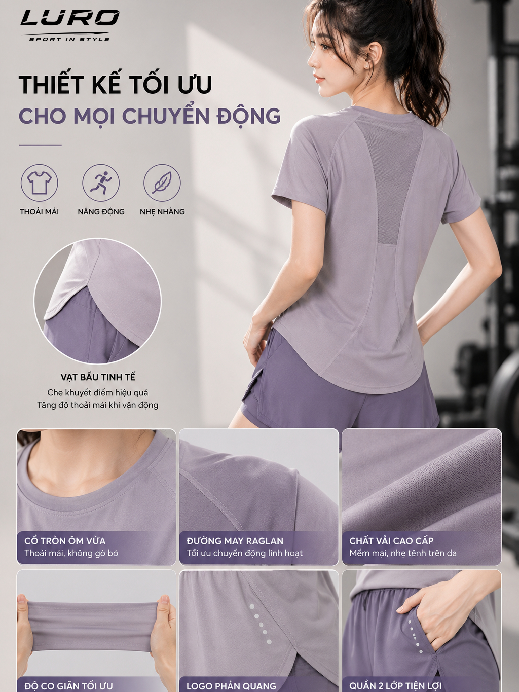 S718N — Bộ thể thao nữ áo phom rộng 4