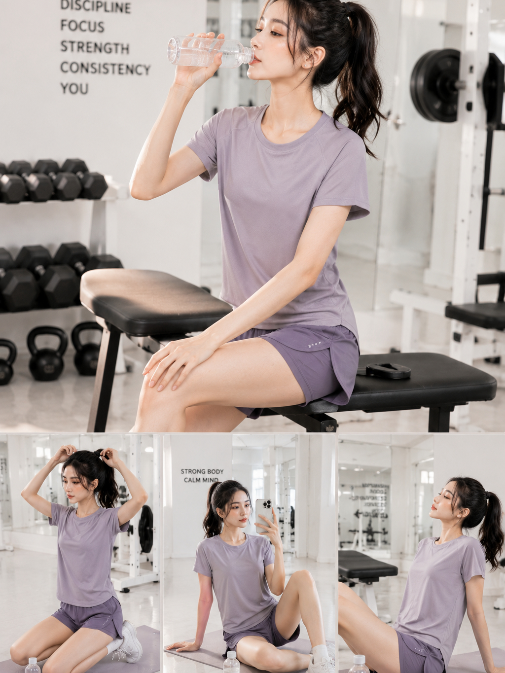 S718N — Bộ thể thao nữ áo phom rộng 5