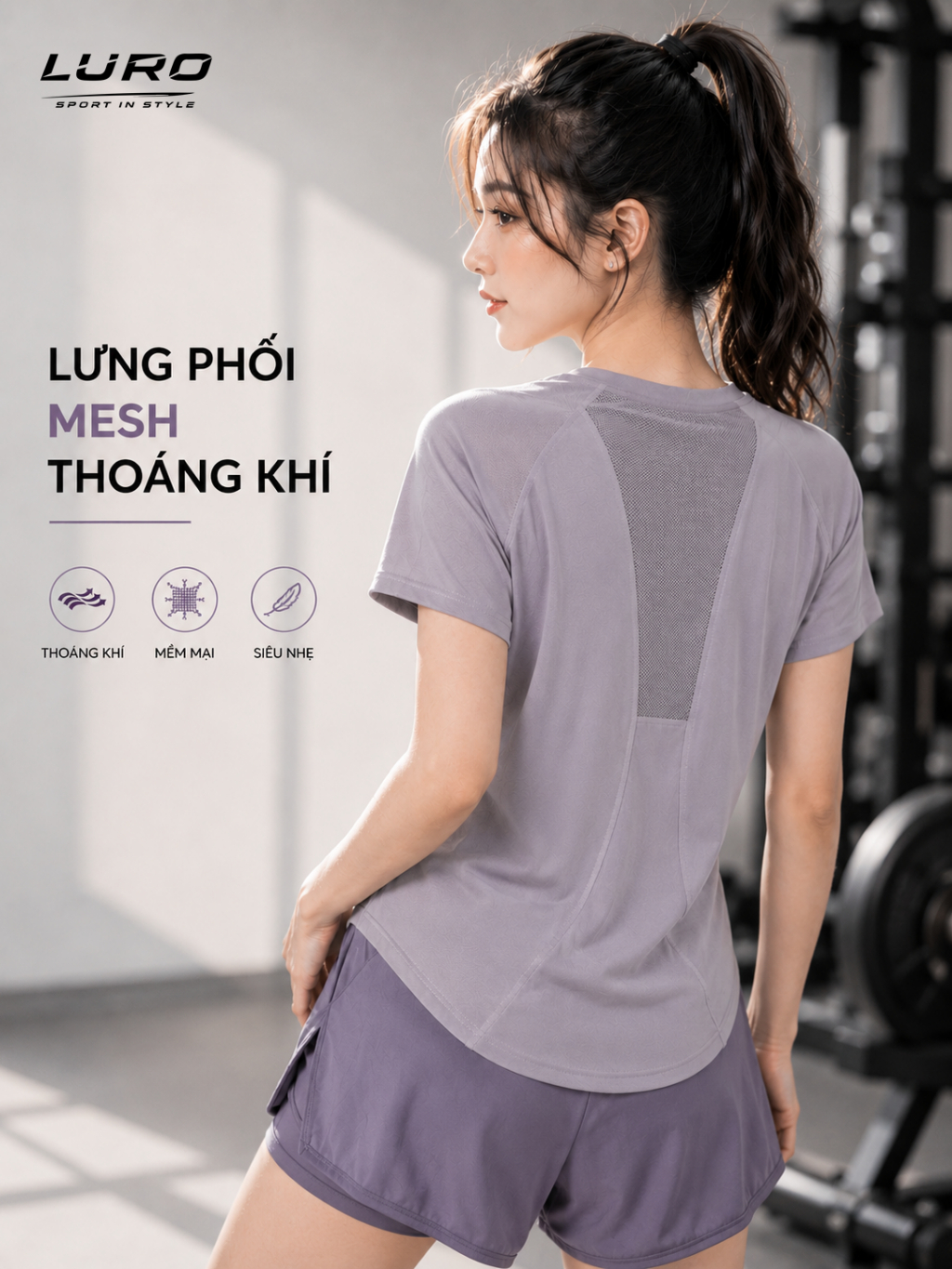 S718N — Bộ thể thao nữ áo phom rộng
