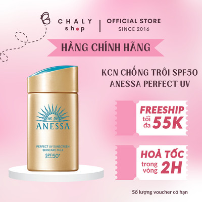 Kem chống nắng Anessa Perfect UV Sunscreen Skincare Milk 60ml Nhật