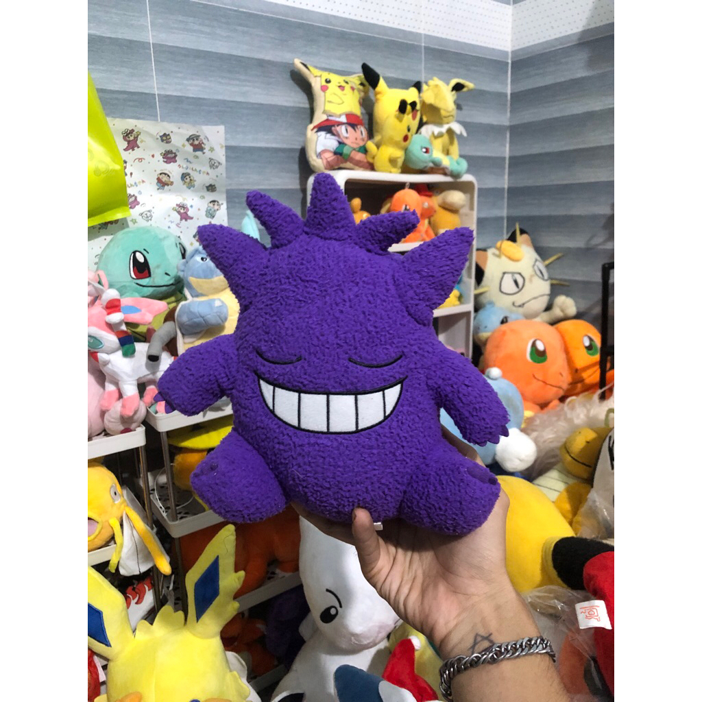 Gấu gấu bông Pokémon Gengar với chất liệu vải xù