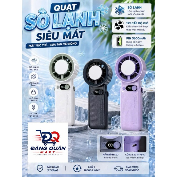 Quạt Sò Lạnh JF168 / A228 / K801 Thế Hệ Mới – Pin 6000mAh, Làm Mát Nhanh Sâu, Gập 100°, Đeo Cổ Tiện 