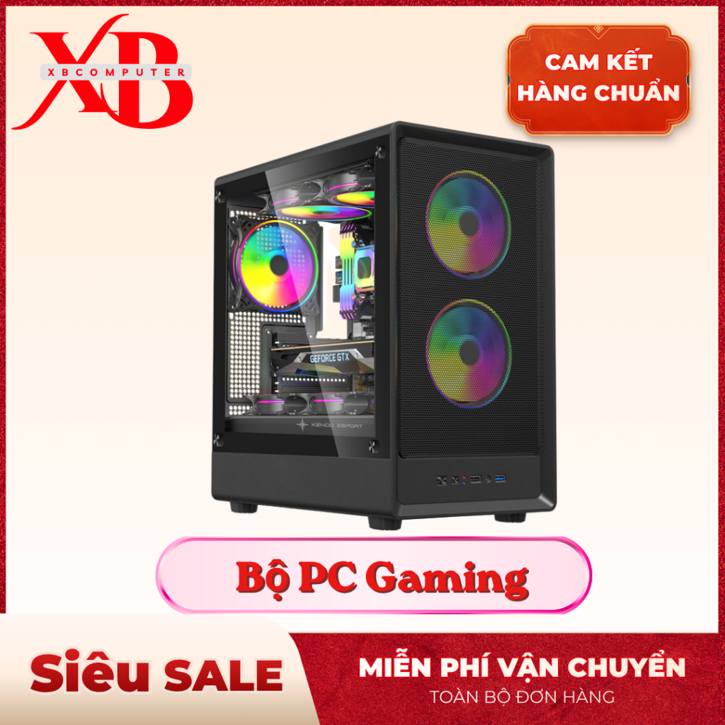PC Gaming i5 10400F/H410/Ram 16GB/ GTX 1660S Quốc Dân Cho Sinh Viên