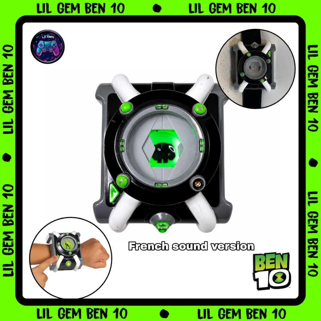 ĐỒ CHƠI ĐỒNG HỒ BEN 10 REBOOT OMNITRIX DELUXE PHIÊN BẢN ÂM THANH TIẾNG PHÁP