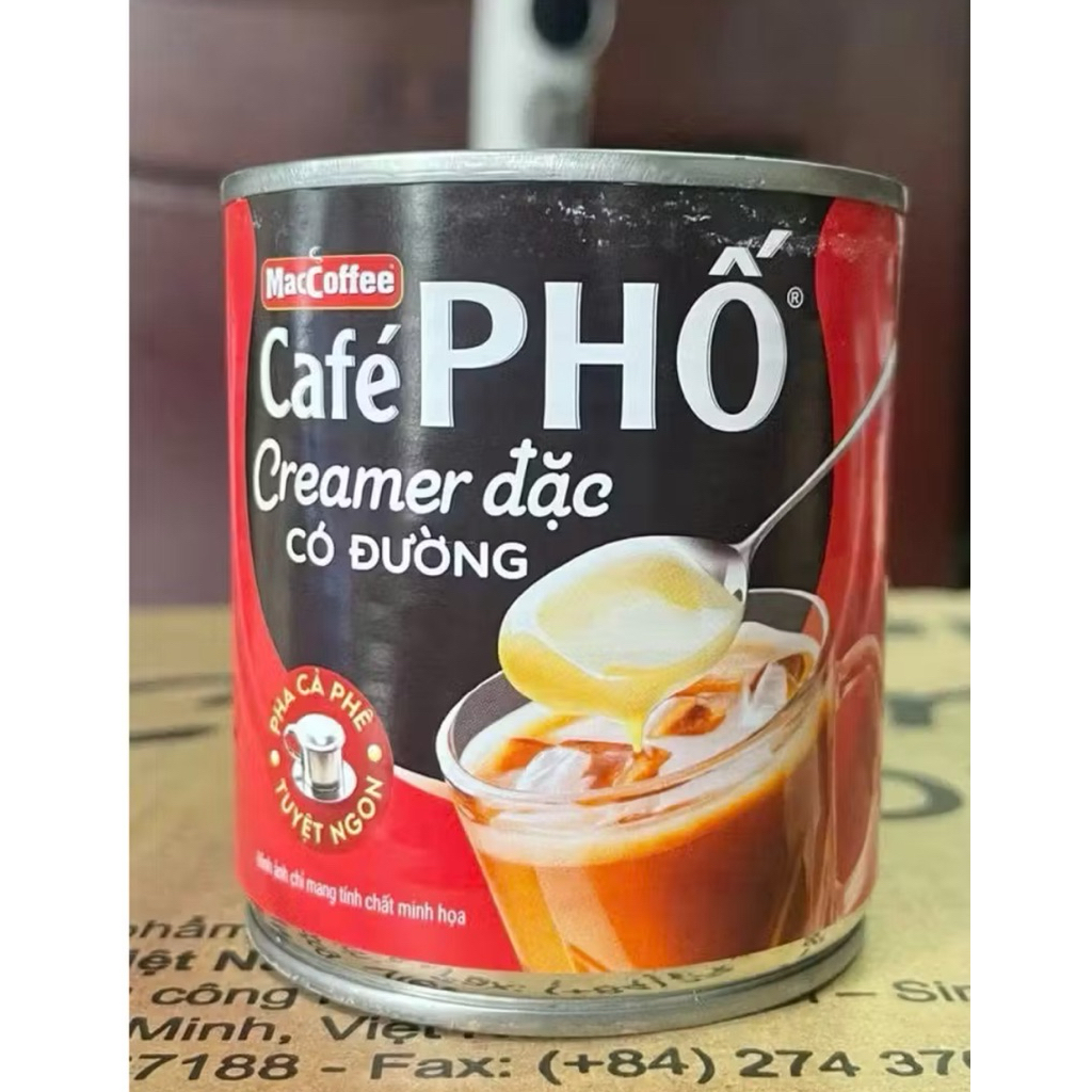 1 lon sữa đặc phố 395g (sữa đặc cafe phố date mới)