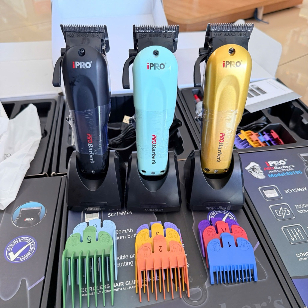 Tông đơ Ipro lưỡi kép chuyên fade