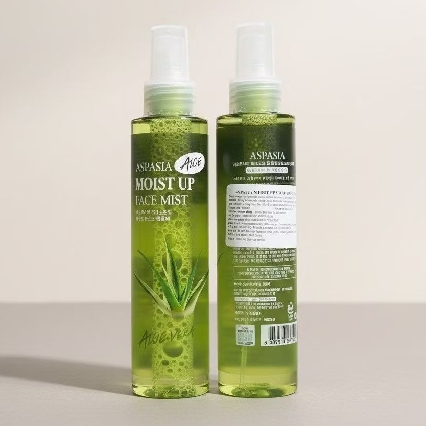 [DATE 2028] CHÍNH HÃNG XỊT KHOÁNG DƯỠNG ẨM Aspasia Moist Up Face Mist nha đam