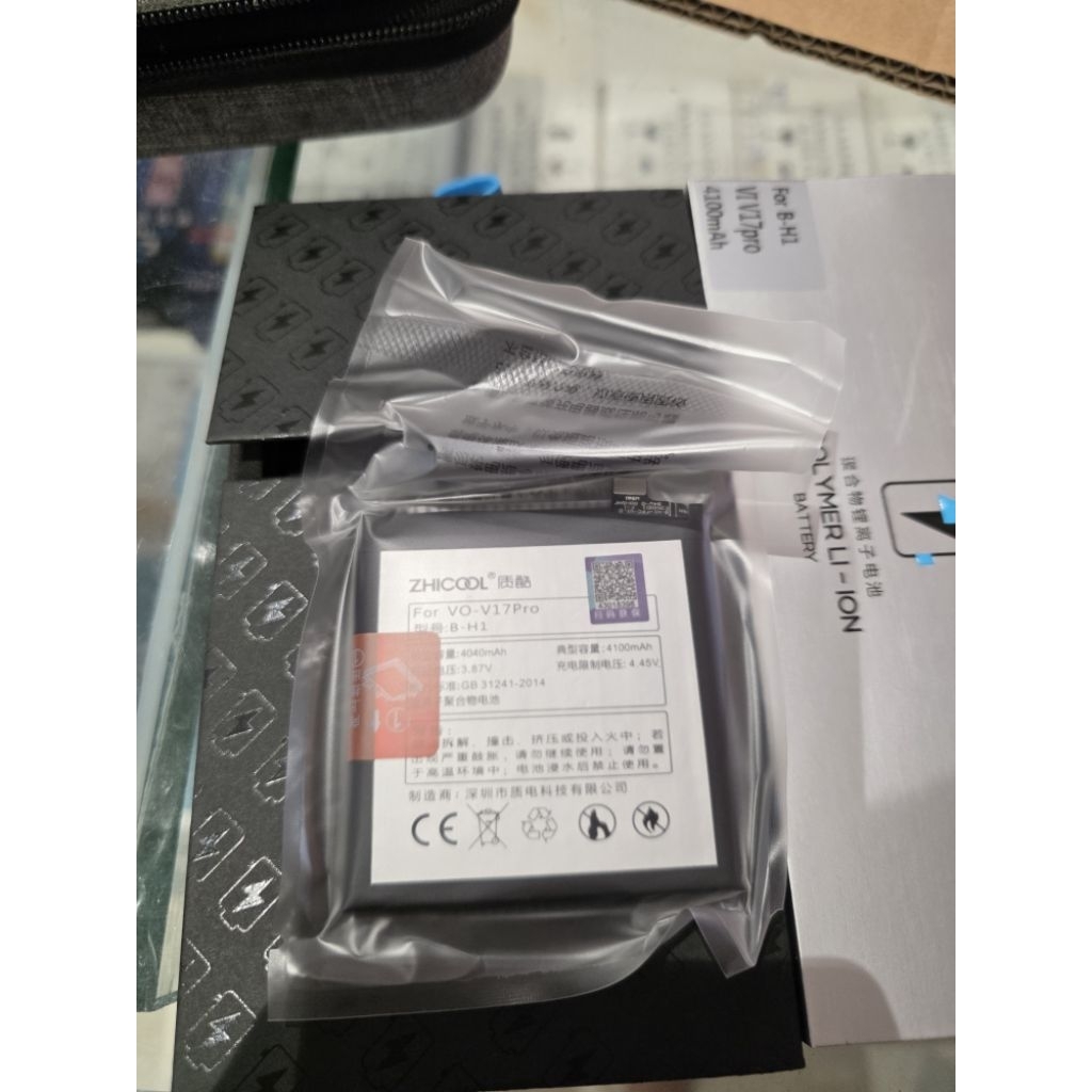 pin vivo v17pro B-H1  pin điện thoại Zhicool vivo v17pro(b-h1) 4100MAH
