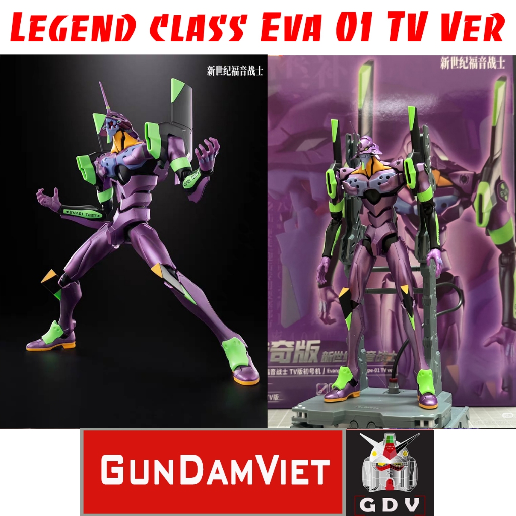 [Hàng có sẵn] Mô hình lắp ráp Legend Class Eva 01 Test Type TV Ver