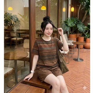 (SẴN HÀNG) SET NÂU VINTAGE – MẶC LÊN AUTO CÓ VIBE NÀNG THƠ