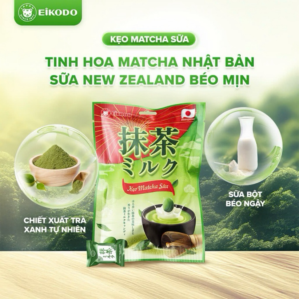 Kẹo Cứng Eikodo Matcha 100g