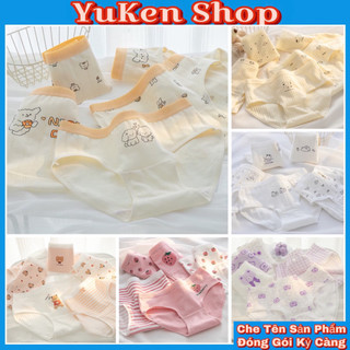 ❤️Combo 5 Quần Lót Bé Gái❤️Chíp Tam Giác Cotton Kháng Khuẩn-Đồ Lót Dành Cho Cấp 1,2,3