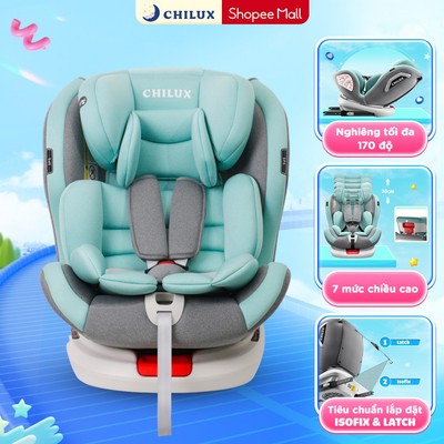 Ghế ngồi ô tô cho bé CHILUX ROY 360 I CS008 An toàn, sử dụng cho bé từ 0-12 tuổi