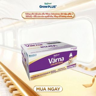 [Chính Hãng] Thùng sữa bột pha sẵn Värna Colostrum (24 hộp giấy x 237ml) - Sữa non cho người lớn, Tăng đề kháng nhanh