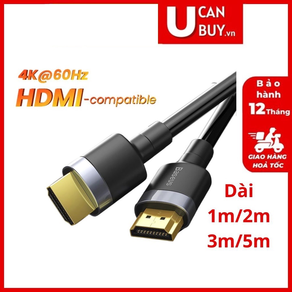 Cáp HDMI 4K Baseus High Definition Series (HDMI to HDMI Cable , 4K Video Adapter Cable)