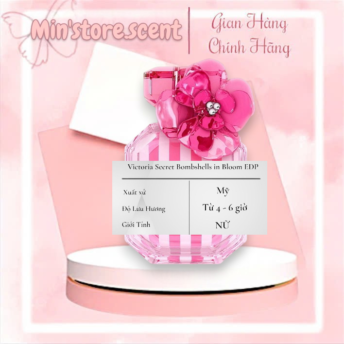 Nước Hoa Nữ Min'store.Scent Victoria Bombshell in Bloom EDP 100ml
