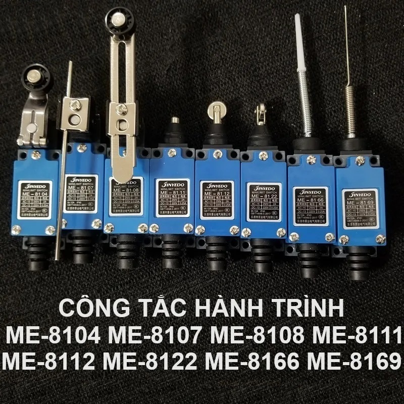 Công tắc hành trình - Limit Switch ME-8104 ME-8107 ME-8108 ME-8111 ME-8112 ME-8122 ME-8166 ME-8169