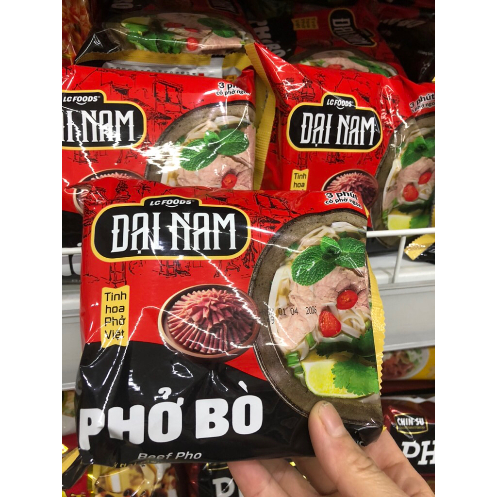 Thùng 24 gói Phở bò/ gà Đại Nam LC FOOD