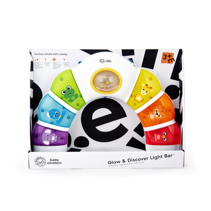Baby Einstein Glow & Discover Light Bar – Đồ Chơi Phát Nhạc & Đèn Cho Bé Tummy Time