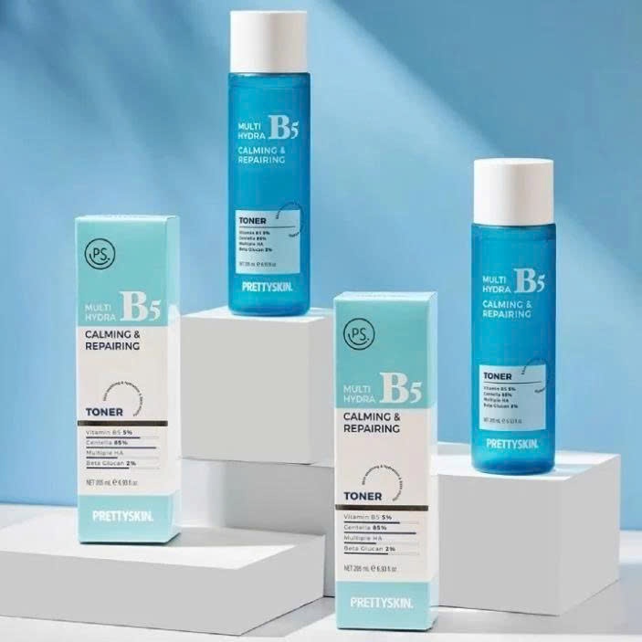 Nước Hoa Hồng Toner B5 PrettySkin Multi Hydra B5 205ml
