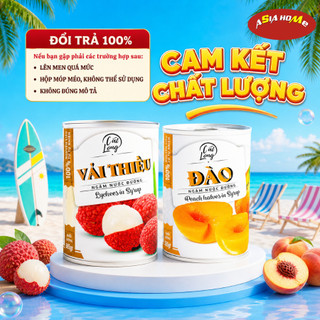 Dứa Ngâm Nước Đường Cát Long Đóng Lon 565g – ASIA HOME Chính Hãng