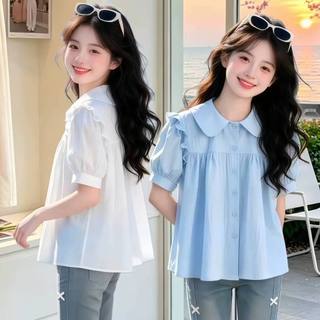 Áo sơ mi thô cotton cho bé gái size đại BEESHOP H26059