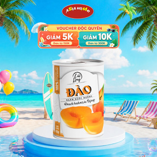 Đào Ngâm Nước Đường Cát Long Đóng Lon 425g, 565g – ASIA HOME Chính Hãng