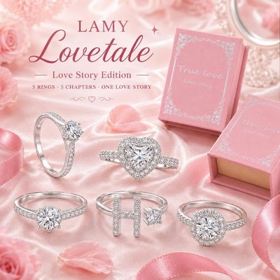Nhẫn Bạc Nữ LAMY Lovetale – Love Story Edition Hộp 7007