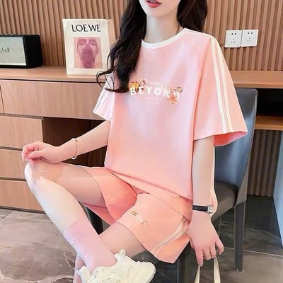 Set Đồ Nữ Cotton tổ ong BEYOND NAD, Bộ Quần Áo Nữ Mặc Nhà Form Rộng Thoáng Mát Bộ Thể Thao Nữ Mùa Hè Tay Lỡ
