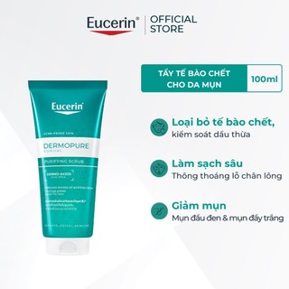 Tẩy tế bào da chết Eucerin® DermoPure Clinical Purifying Scrub 100ml