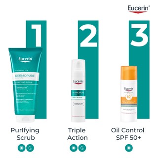 Tẩy tế bào da chết Eucerin® DermoPure Clinical Purifying Scrub 100ml
