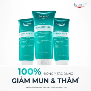 Tẩy tế bào da chết Eucerin® DermoPure Clinical Purifying Scrub 100ml