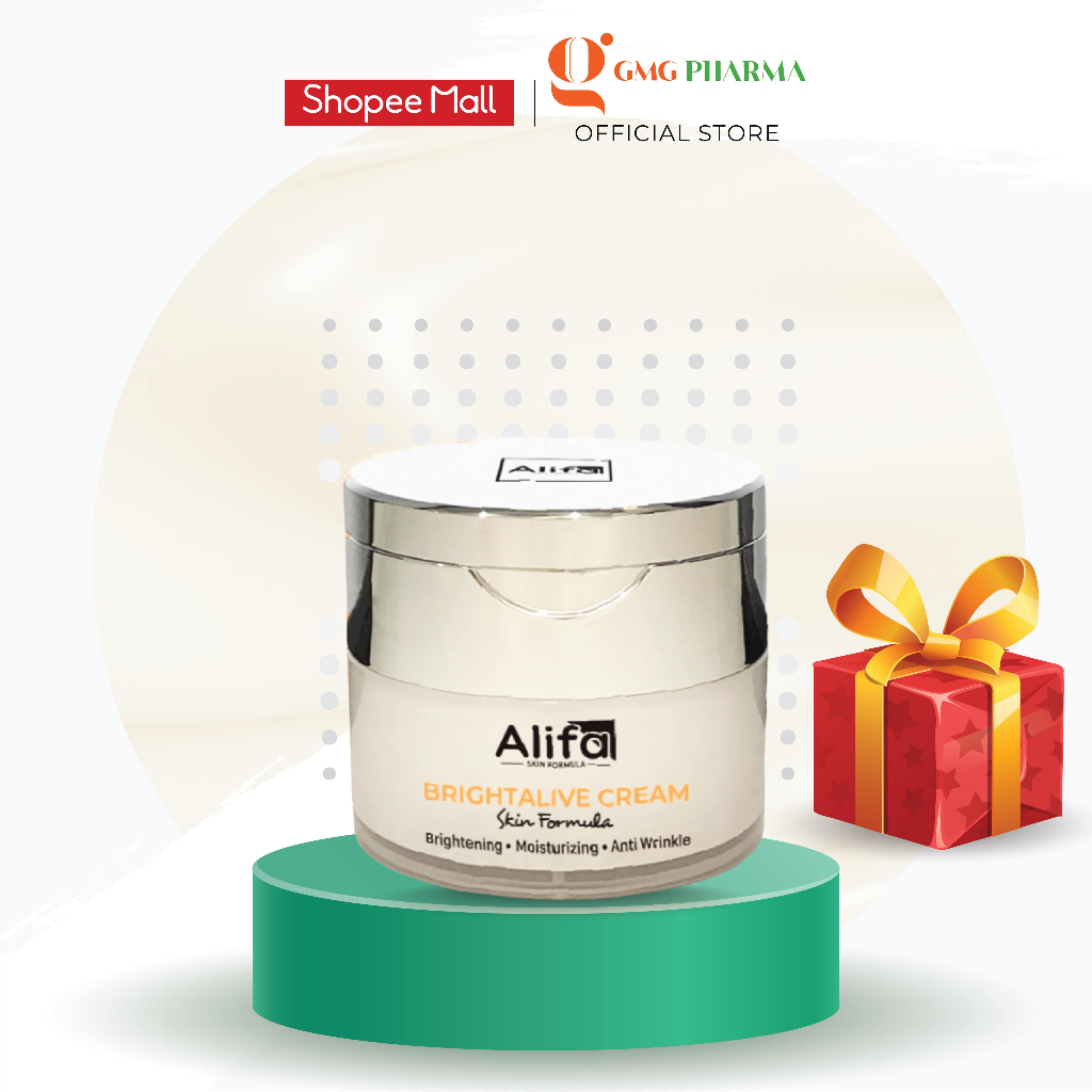 Kem dưỡng Brightalive Cream Alifa 50ml dưỡng ẩm, dưỡng trắng da, giảm thâm nám, trắng sáng da