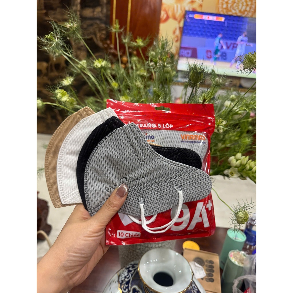 Khẩu trang 9A Vinamax - Túi 10 cái - Hàng chính hãng
