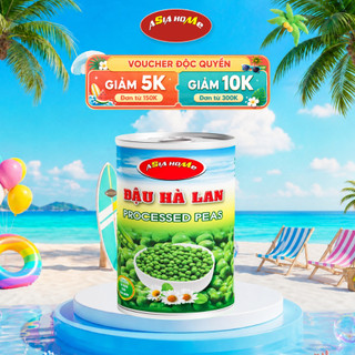 Đậu Hà Lan Ngâm Nước Đường Cát Long Đóng Lon 430g – ASIA HOME Chính Hãng, Cam Kết Hàng Chất Lượng