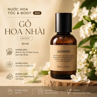 NƯỚC HOA TÓC & BODY 2in1- Gỗ Hoa Nhài (UNISEX)