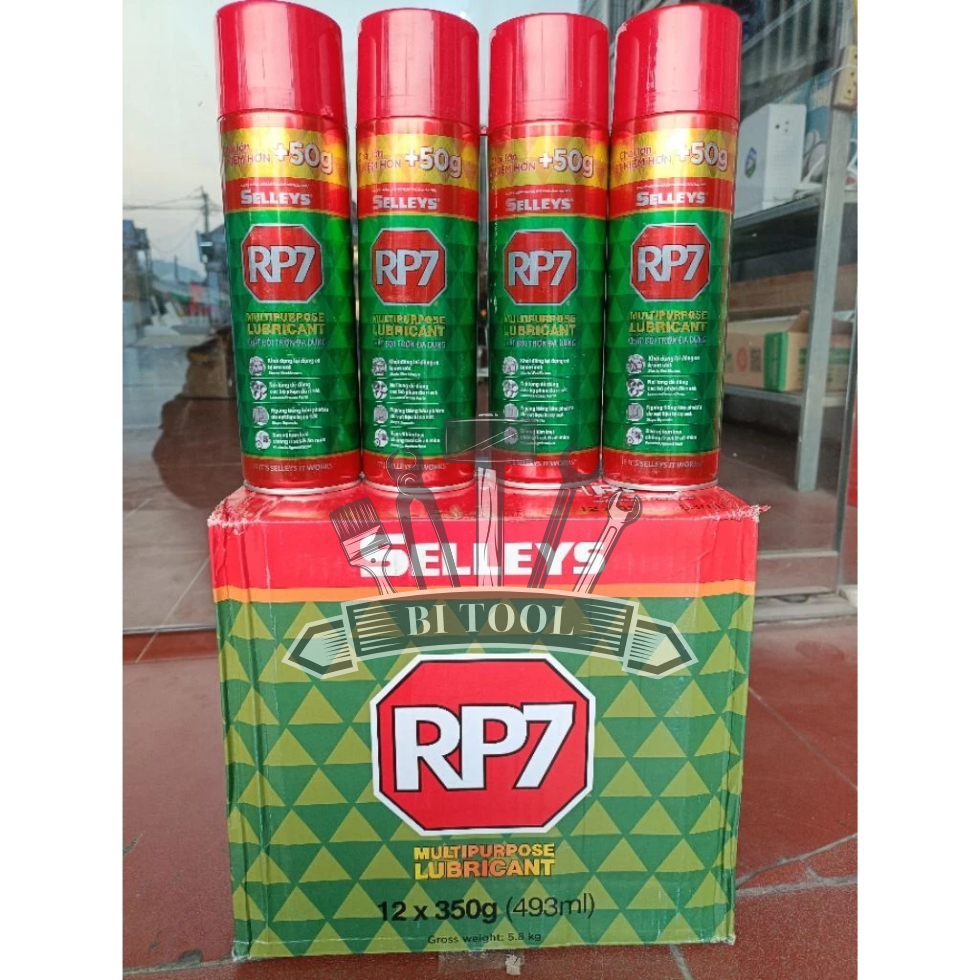 Thùng 12 Chai RP7 350g + 50g Chai Xịt Chống Rỉ Sét Rp7 350g Cao Cấp