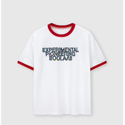 Áo Thun BOO Ringer Tee BooLaab Unisex in Họa Tiết Chất Liệu Thoáng Mát, Cao Cấp