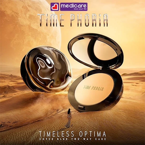 Phấn Nén TIME PHORIA Timeless Optima Cover-Blur Skin Perfection 8.5g