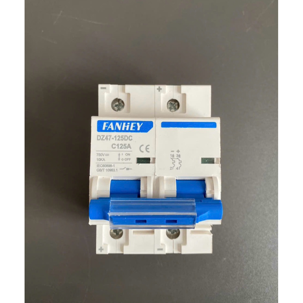 CB 125A DZ47- 125DC 2P chính hãng màu Xanh FanHey