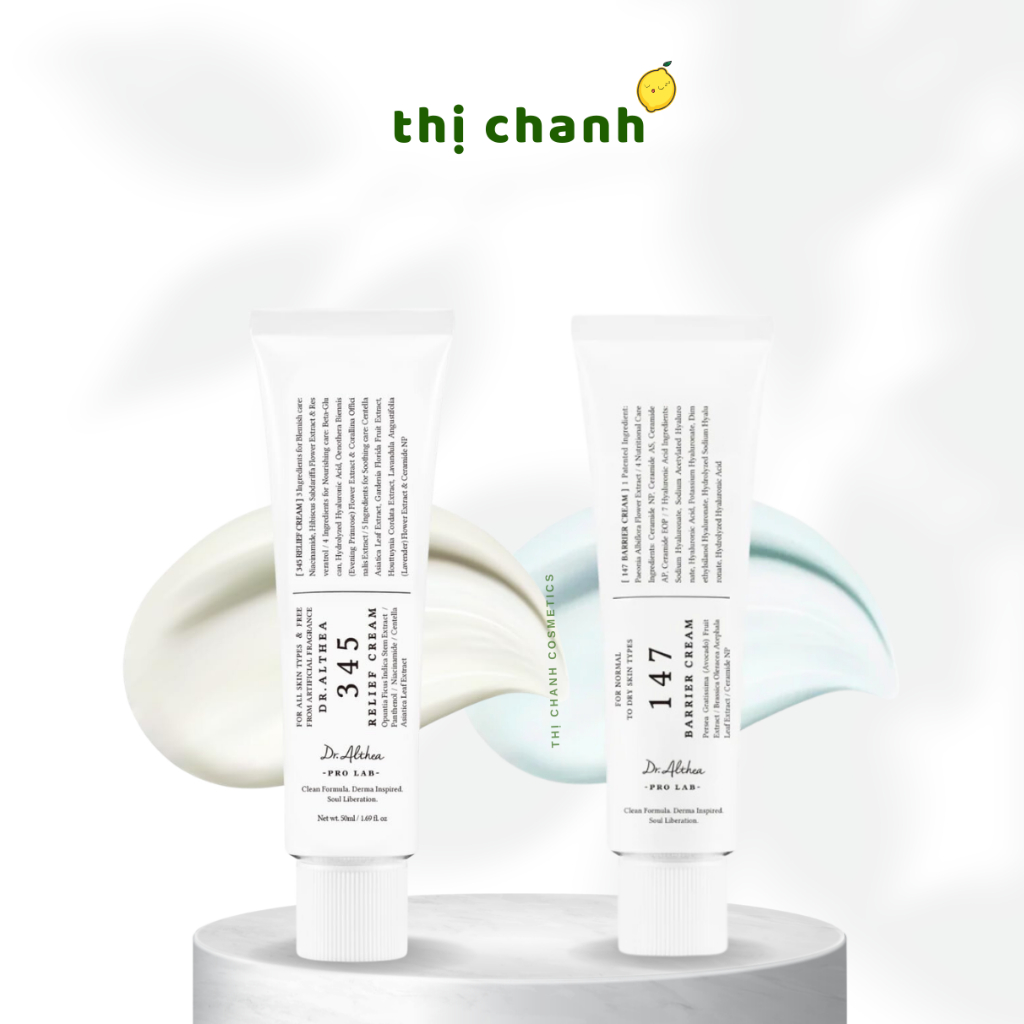 (Mini 15ml Fullbox) Kem Dưỡng Dịu Da DR.ALTHEA 345 Relief Cream /147 Barrier Cream