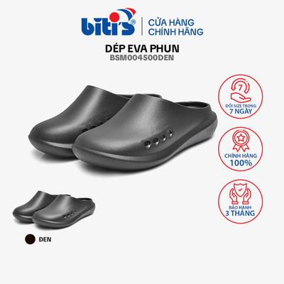 Dép Eva phun Nam Biti's Ucare BSM004500DEN - màu đen - size36 đến 44