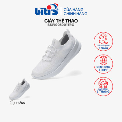 Giày Thể Thao Nữ Biti's Êmbrace BSW003001TRG (Trắng)