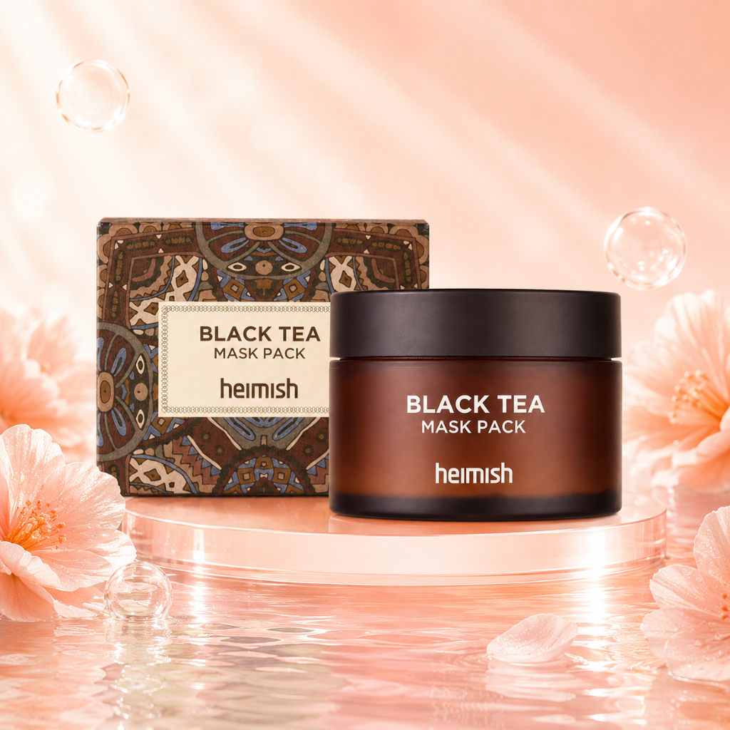 (SALE hsd 9/26) Mặt nạ Heimish chiết xuất trà đen Heimish Black Tea Mask Pack 110ml