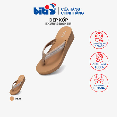 Dép xốp Nữ Biti's BXW012100KEM (Kem)