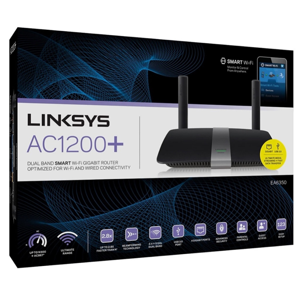 Linksys AC1200+ bộ phát wifi