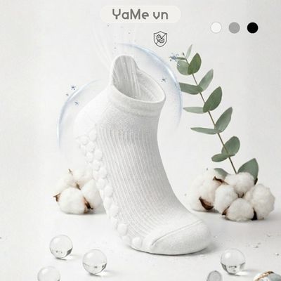 Vớ Cổ Ngắn Công Thái Học 90° Đệm Xù Giảm Chấn Kháng Khuẩn #Y2010 128 24535 |YaMe|