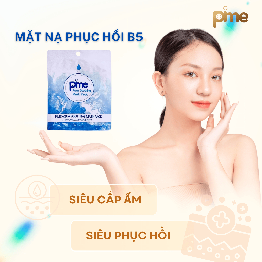 MẶT NẠ PHỤC HỒI B5 PIME AQUA SOOTHING MASK