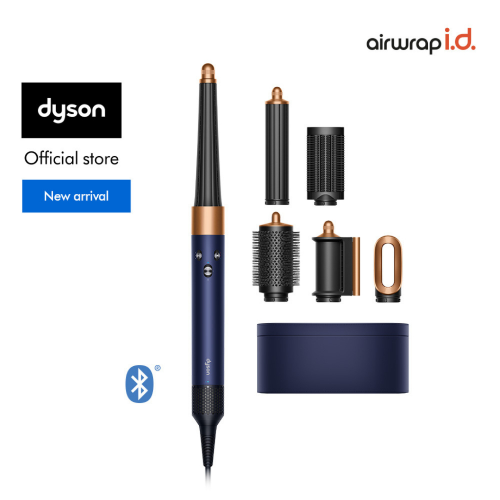 Máy tạo kiểu tóc thông minh Dyson Airwrap i.d. ™ HS08 Straight+Wavy (Prussian Blue Rich Copper)