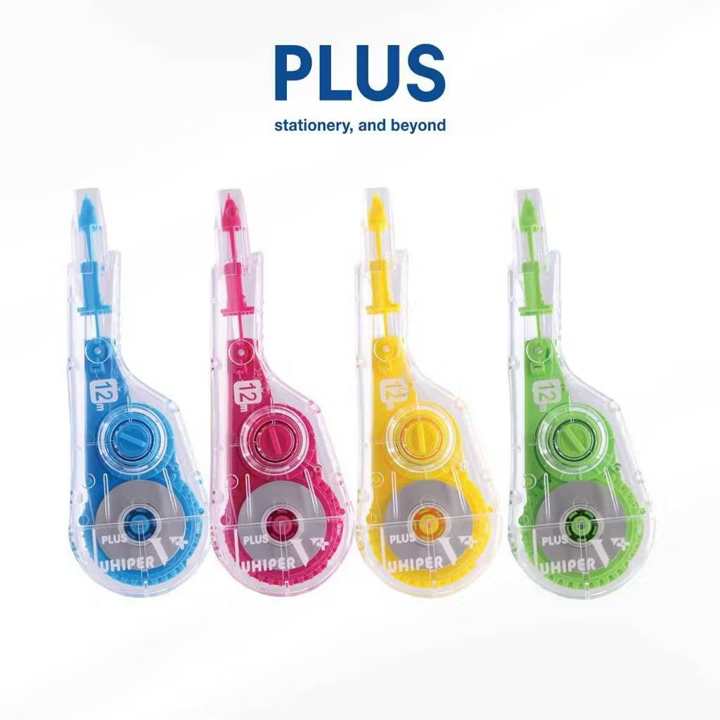 (Combo 2 cây) Băng bút xóa kéo Plus - Whiper V Happy Color WH -105T
